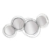 Sagebrook Home 12111-03 19.5" Looped Silver 4 Circle Mirrors, Wb