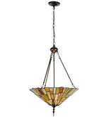 Meyda Lighting 121146 20.25"W Delta Jadestone Inverted Pendant