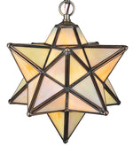 Meyda Lighting 12123 9" Wide Moravian Star Mini Pendant