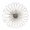 Sagebrook Home 12132-01 23.5" Gold Metal Daisy Wall Flower Wb