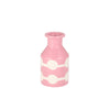 Sagebrook Home Pink/White Ceramic Bottle Vase