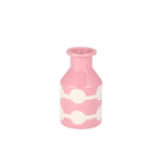Sagebrook Home Pink/White Ceramic Bottle Vase