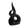 Sagebrook Home Ec, Abstract Ceramicsculpture, 1 2.5``, Black