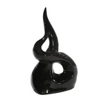 Sagebrook Home Ec, Abstract Ceramicsculpture, 1 2.5``, Black