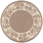 Couristan Recife Island Retreat 8'6" X 8'6" Round Indoor/Outdoor  Transitional Rug