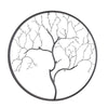 Sagebrook Home Black Metal Tree Wall Art, Wb