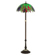 Meyda Lighting 122380 63" High Tiffany Honey Locust Floor Lamp
