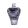 Sagebrook Home Ec, Blue/White Spotted Vase 11``