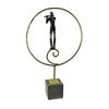 Sagebrook Home Metal Flute Musician On Stand, Kd