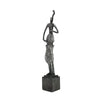 Sagebrook Home Polyresin Cello Musician On Base 19``, Silver