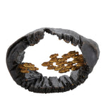 Sagebrook Home Ec, Gold Fish In Faux Wood Sculpture Kd
