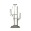 Sagebrook Home Silver Metal Cactus Bud Vase 10.75``