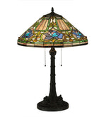 Meyda Lighting 124816 26.5"H Tiffany Floral Table Lamp