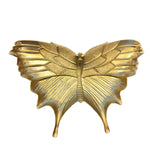 Sagebrook Home Gold Resin Butterfly Plate