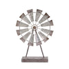 Sagebrook Home Ec, Wide Metal Windmill On Stand 15.75``