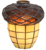 Meyda Lighting 126555 7"W Acorn Mini Lamp Shade/2"Ring