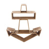 Sagebrook Home Wood Anchor Wall Shelf