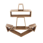 Sagebrook Home Wood Anchor Wall Shelf