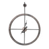 Sagebrook Home 12666 Ec, Numberless Hanging Metal Clock, Wb