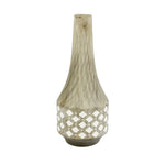 Sagebrook Home Gray/White Ceramic Bud Vase 16.25``