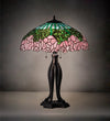Meyda Lighting 126904 30" High Cabbage Rose Table Lamp
