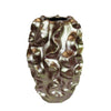 Sagebrook Home Abstract Gold Ceramic Vase 15.25``