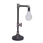 Sagebrook Home 12796-03 17.5" Metal Pipe Bo Table Lamp with Stringed Led