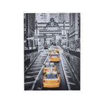 Sagebrook Home Yellow Cabs Canvas Print