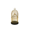 Sagebrook Home Gold Metal Cage Lantern 13``