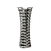 Sagebrook Home Matte Silver Cutout Vase 19``