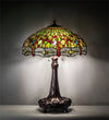 Meyda Lighting 129745 31" High Tiffany Hanginghead Dragonfly Table Lamp