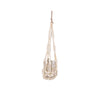Sagebrook Home Wood Bead Hanging Candle Holder, Ivory