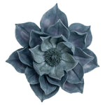 Sagebrook Home Blue Lotus Wall Flower 14.25``