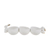 Sagebrook Home 13016-03 14" White/Gold Dolomite Bunnies with Bowls