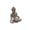 Sagebrook Home Seated Buddha Tealight Candle Holder