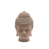 Sagebrook Home 13029-13 7.5" Resin Buddha Head, Stone