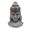 Sagebrook Home Resin 33`` Buddha Head, Grey