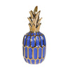 Sagebrook Home 13035-14 10.25" Ceramic Pineapple Navy/Gold