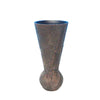 Sagebrook Home Brown Cross Hatched Vase 15.25``