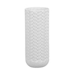 Sagebrook Home Ec Matte White Weave Vase 8.5``