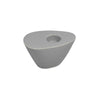 Sagebrook Home Gray Wedge Candle Holder 6.25``
