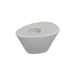 Sagebrook Home 13062-08 4.5" White Wedge Candle Holder