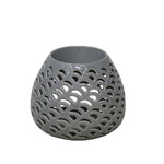 Sagebrook Home Gray Oil Burner Candle Holder, 4``