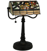 Meyda Lighting 130760 15"H Vineyard Banker's Lamp