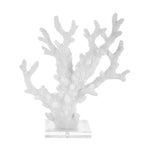 Sagebrook Home White Coral On Acrylic Base 13``