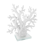 Sagebrook Home White Coral On Acrylic Base 21.75``