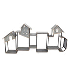 Sagebrook Home 13109-02 21" Metal City Scape Wall Shelf