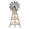 Sagebrook Home Wood/Metal Windmill Wall Decor