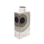 Sagebrook Home Gray Metal Box Vase 15"