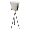 Sagebrook Home 13143-07 31.5" Gray Metal Planter On Stand